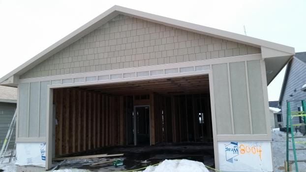 A recent siding contractor job in the Sioux Falls, SD area