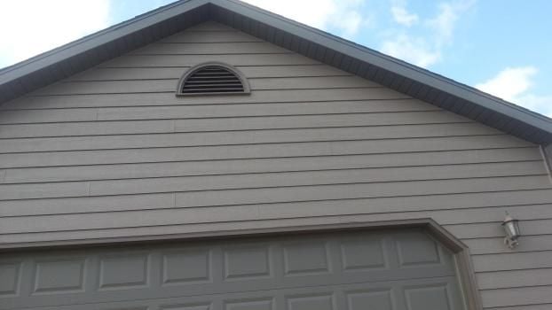 After a completed siding repair project in the Sioux Falls, SD area